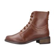 Clarks Lace-up Boots Brown, Dam