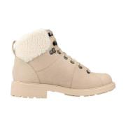 Clarks Lace-up Boots Beige, Dam