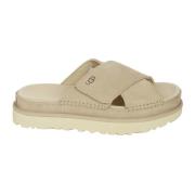 UGG Beige Mocka Kors Sandal Brown, Dam