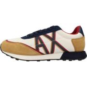 Armani Exchange Stiliga Herr Sneakers Beige, Herr