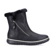 Rieker Svarta Stängda Booties Black, Dam