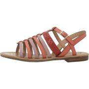 Geox Stiliga platta sandaler för kvinnor Multicolor, Dam