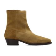 Isabel Marant Delix klackade ankelboots Beige, Herr