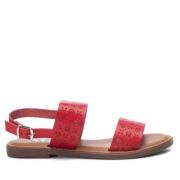 Xti Flat Sandals Red, Dam