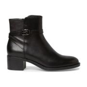 Tamaris Svarta Stängda Booties Black, Dam