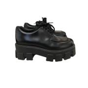 Prada Vintage Pre-owned Läder lgskor Black, Dam