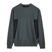 Y-3 Crew Fleece Sweatshirt Gray, Herr