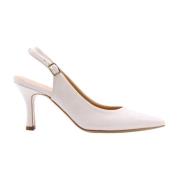 Cristian Daniel Salobre Peep Toe/Häl White, Dam