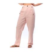 Weili Zheng Wide Trousers Pink, Dam