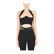 Andrea Adamo Sleeveless Tops Black, Dam