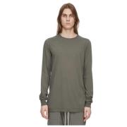 Rick Owens Transparent Rundhalsad Sweatshirt Green, Dam