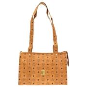 MCM Pre-owned Pre-owned totes Brown, Dam