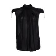 Balmain Pre-owned topp med Lättkuddar Black, Dam