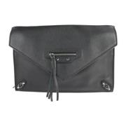 Balenciaga Vintage Pre-owned Läder kuvertvskor Black, Dam