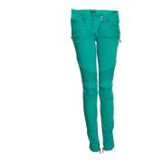 Balmain Pre-owned Cyklistens jeans Green, Dam