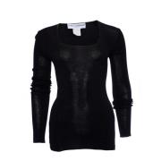 Dolce & Gabbana Pre-owned cotton stretch top Black, Dam