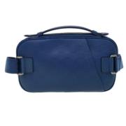 Louis Vuitton Vintage Bältesväska som är begagnad Blue, Dam