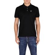 Dsquared2 Herr Polo Tröja Black, Herr