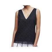 Karl Lagerfeld Sleeveless Tops Black, Dam