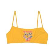 Moschino ;Papegoja; Bikinitopp Yellow, Dam