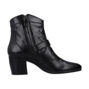 Geox Heeled Boots Black, Dam