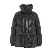 Woolrich Svart Aw23 Dunjacka för Kvinnor Black, Dam