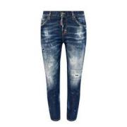 Dsquared2 Klassiska Denim Jeans Blue, Dam