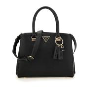 Guess Noelle Girlfriend Satchel Black, Dam