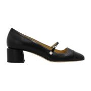 Jimmy Choo Elisa läderpumps Black, Dam