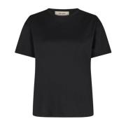 MOS Mosh Svart Bas Bomull T-Shirt Black, Dam