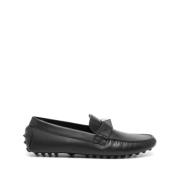 Valentino Garavani Svarta Rockstud Prydda Platta Skor Black, Herr