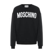 Moschino Stilren Crewneck Sweatshirt Black, Herr