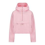 Prada Stilfull Re-Nylon Jacka för Kvinnor Pink, Dam