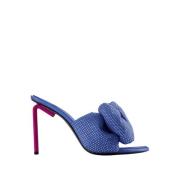 Off White Strass Pop Mules i Blått/Rosa Blue, Dam