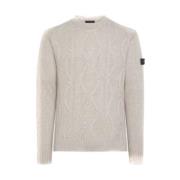 Peuterey Stiliga Sweaters Beige, Herr