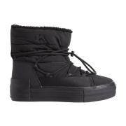 Calvin Klein Jeans Bold Vulc Flatf Snow Boot - Svarta Ankelboots för K...