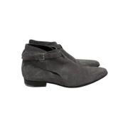 Saint Laurent Vintage Pre-owned Mocka stvlar Gray, Dam