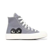 Comme des Garçons Grå Hög Converse Sneakers Gray, Herr