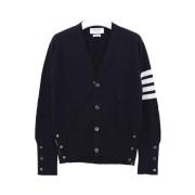 Thom Browne Herr Cardigan Sweater Black, Herr