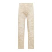 Heron Preston Slim-fit Jeans Beige, Herr