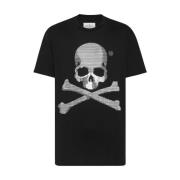 Philipp Plein Snygga T-shirts för Män och Kvinnor Black, Herr