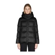 Moncler Vattenavvisande Quiltad Dunjacka Black, Dam