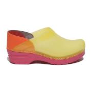 Dansko Roliga gula slip-on skor Yellow, Dam