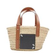 Loewe Pre-owned Pre-owned Raffia handvskor Brown, Dam