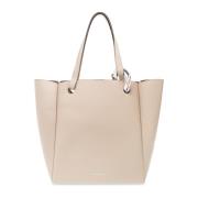 JW Anderson Hörn shopper väska Beige, Dam