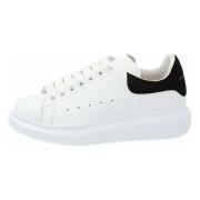 Alexander McQueen Vita Oversized Låga Top Sneakers White, Dam