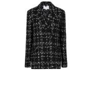 Dante 6 Svart Bouclé Blazer Black, Dam