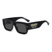 Dsquared2 Vintage solglasögon Black, Herr