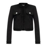 Versace Tweed blazer Black, Dam