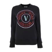 Versace Jeans Couture Bomullshoodie från Versace Jeans Couture Black, ...